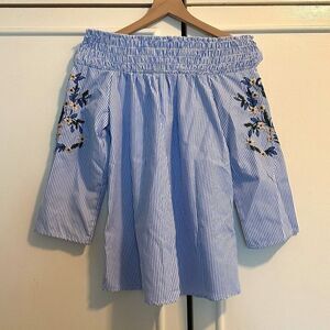 Q&A Off-Shoulder Blouse